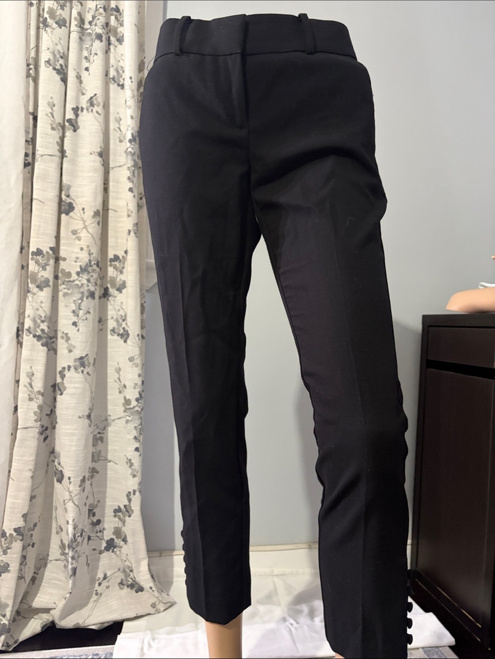 LOFT Black Ankle Crop Trousers